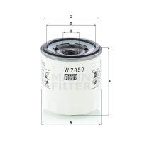 Фильтр масляный MANN-FILTER W 7050